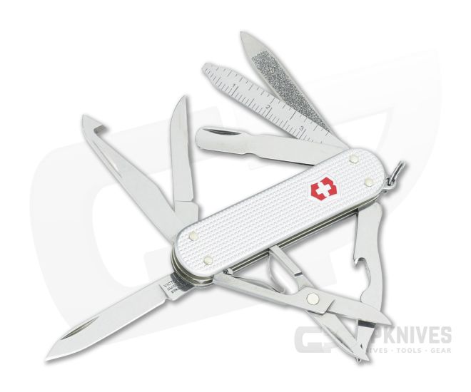 Victorinox MiniChamp Silver Alox Swiss Army Knife 0.6381.26-X2 - VN-0.6381.26-X2