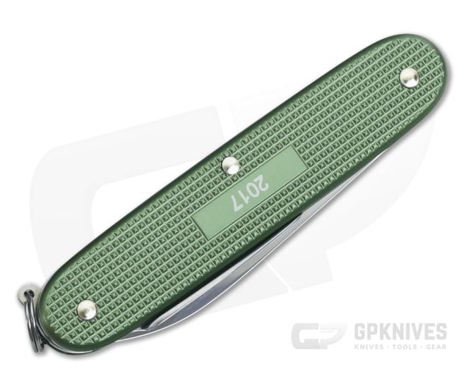 Victorinox Pioneer Olive Green Alox 2017 Limited Edition