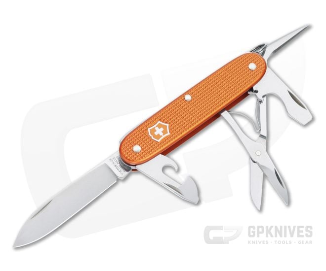 Victorinox Pioneer X Tiger Orange Alox 2021 Limited Edition Swiss Victorinox Pioneer X Tiger Orange Alox 2021 Limited Edition Swiss