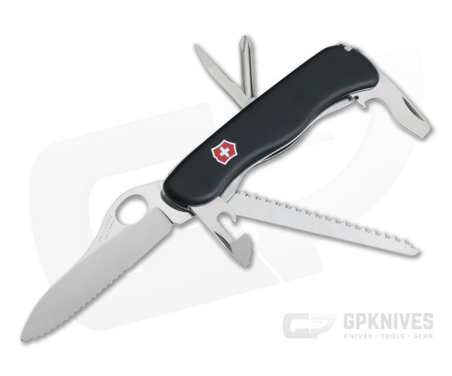 Victorinox One Hand Trekker Black Swiss Army Knife 0.8463.MW3-033-X1 - VN-0.8463.MW3-033-X1