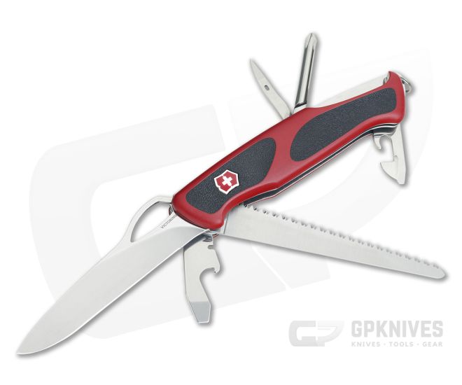 Victorinox RangerGrip 78 Red and Black Swiss Army Knife 0.9663.MC-X2 - VN-0.9663.MC-X2