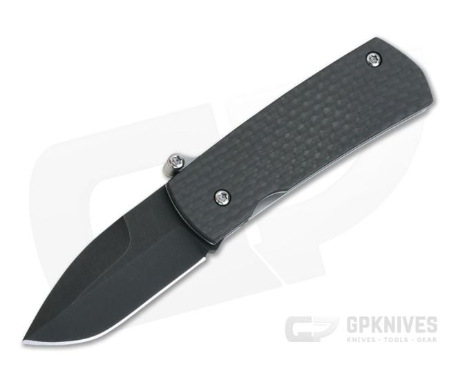 D Rocket Design Shamsher Carbon Fiber Stonewashed DLC M390 “Paw Claw” Lever Release Auto 0001 - DRD-0001