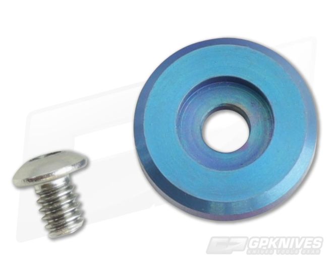 Hinderer XM Series Lockbar Stabilizer Titanium Blue - HK-0002
