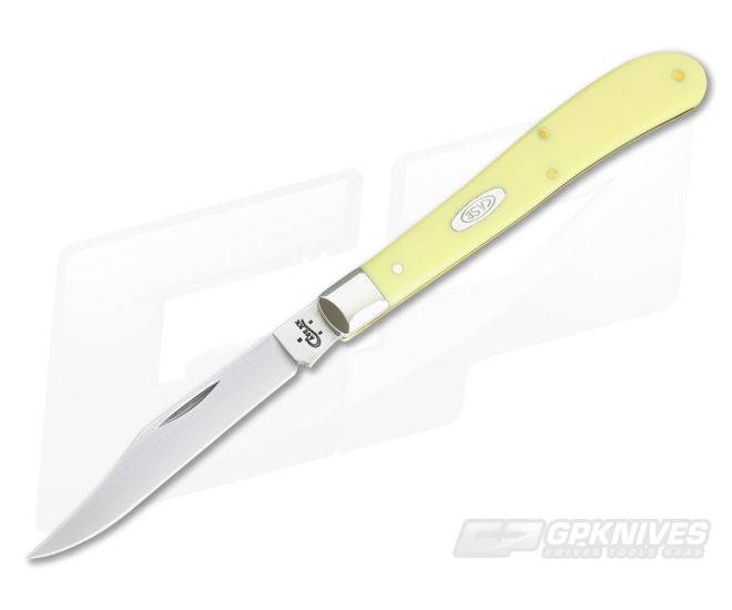 Case Yellow Handle Barehead Slimline Trapper - CA-00031