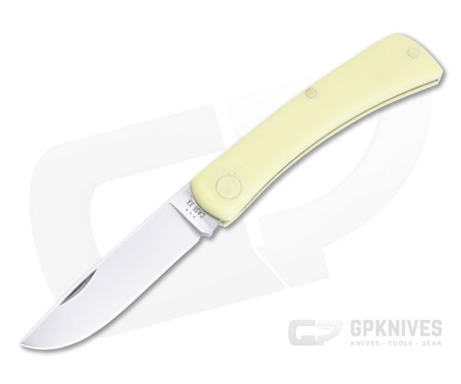 Case Yellow Handle Sod Buster Junior Carbon Steel 00032 - CA-00032