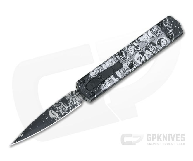 D Rocket Design Zulu Spear Black Zombie Spaceman DLC M390 OTF Automatic 0005 - DRD-0005
