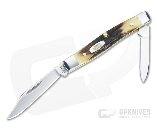 Case Pen Knife Genuine Indian Sambar Stag 00088 - CA-00088