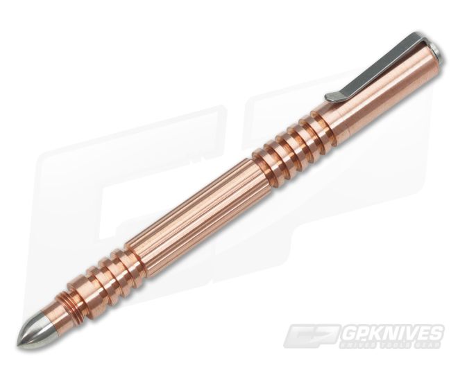 Hinderer Knives Investigator Ink Pen Polished Copper - HK-0009