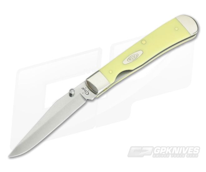 Case Yellow Handle TrapperLock - CA-00111