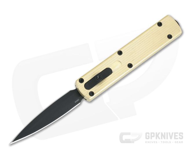 D Rocket Design Zulu Spear Aluminum Bronze DLC M390 OTF Automatic - DRD-0011