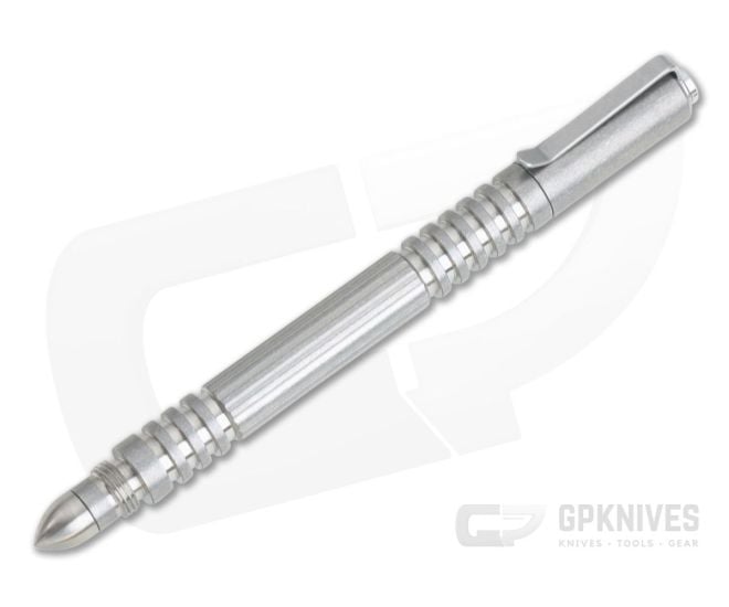 Hinderer Knives Investigator Pen Titanium Stonewashed - HK-0013
