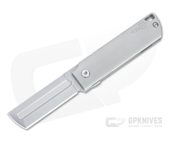 D Rocket Design MinimalX Flipper Blasted M390 SpaceXi Titanium Frame Lock Folder 0016 - DRD-0016