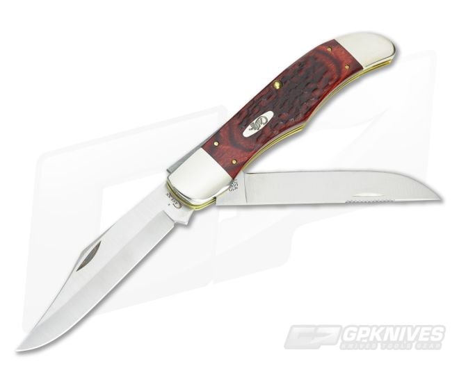Case Folding Hunter Staminawood with Leather Belt Sheath 00189 - CA-00189