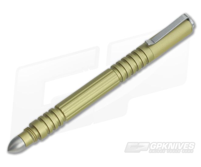 Hinderer Knives Investigator Pen Aluminum Gold - HK-0018