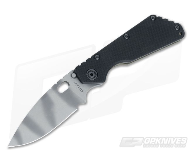 Strider SMF Black G10 Tiger Stripe PSF27 Flamed Frame - MSK-001