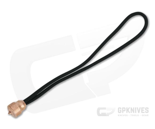 Ober Metalworks Round Copper Mini Mace Bead Lanyard - OM-001