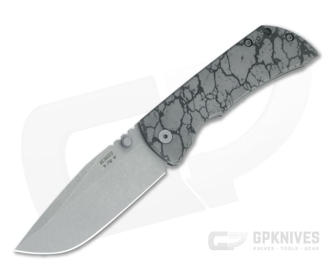 McNees Knives Mac 2 3.5" (GEN 2) Cracked Earth Drop Point - MNK-001
