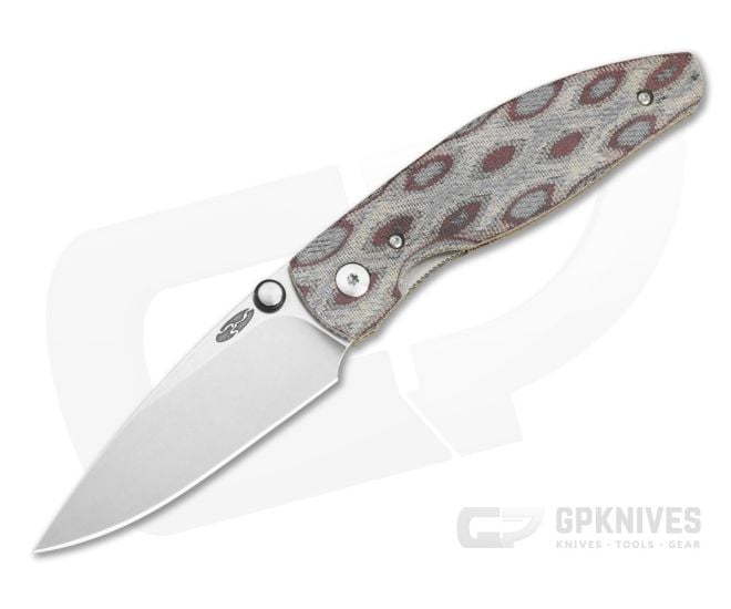 TRM Atom Python Micarta 3D Magnacut Liner Lock Folding Knife (3.50") - TRM-001