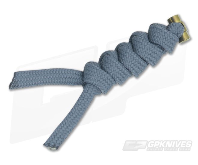 Chris Reeve Small Sebenza 21 Charcoal/Gold Knotted Lanyard - CRK-0022