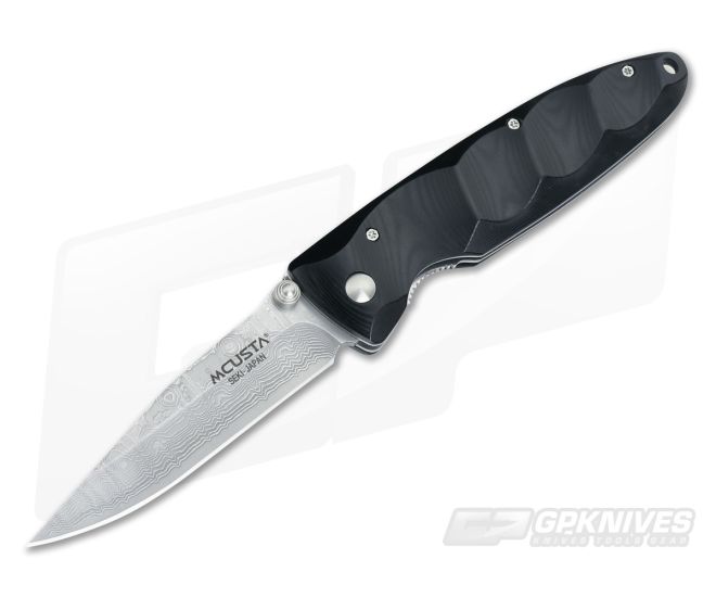 MCusta Basic Series Black Micarta & Damascus - MC-0022D