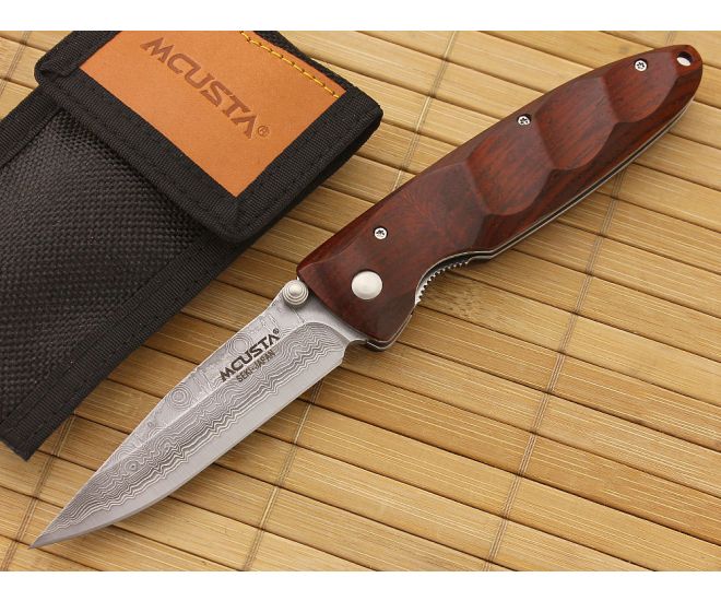 MCusta Basic Series Cocobolo & Damascus - MC-0024D