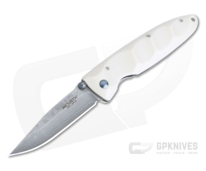MCusta Basic Folder DuPont Corian and Damascus - MC-0025D