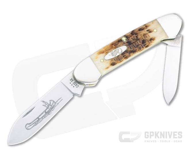 Case Canoe Amber Bone Carbon Steel 00263 - CA-00263