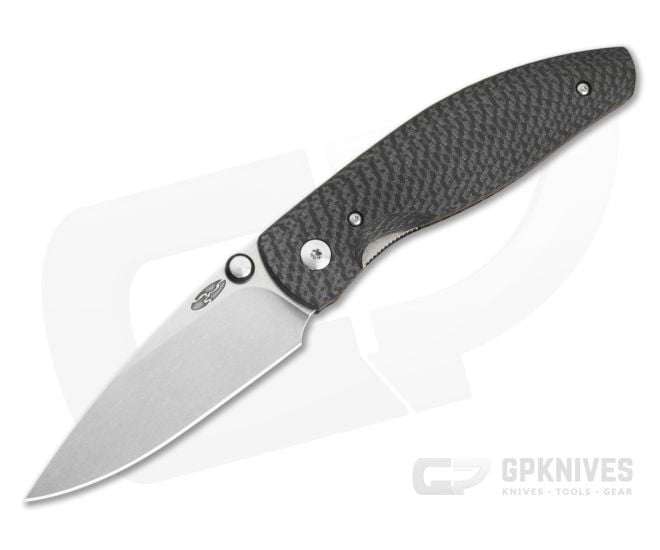 TRM Atom Carbon Fiber 3D Magnacut Liner Lock Folding Knife (3.50") - TRM-002