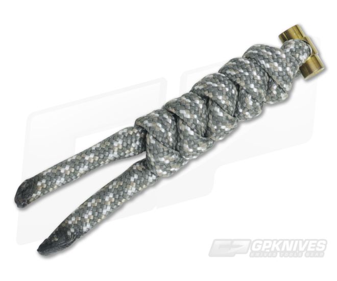Chris Reeve Small Sebenza 21 Multicolored Knotted Lanyard ACU Camo/Gold - CRK-0031