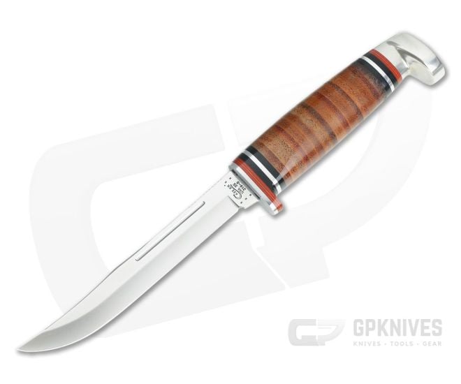 Case Fixed Blade Leather Hunter Large Clip Point with Leather Sheath 00381 - CA-00381