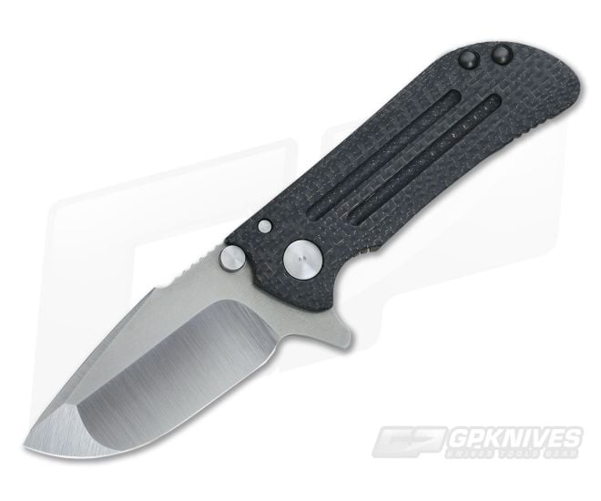 Direware M8 Flipper Knife Lightning Strike Carbon Fiber and S110V - DW-003