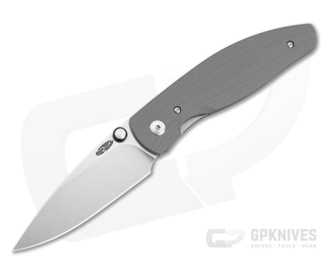 TRM Atom Slate Gray G10 3D Magnacut Liner Lock Folding Knife (3.50") - TRM-003