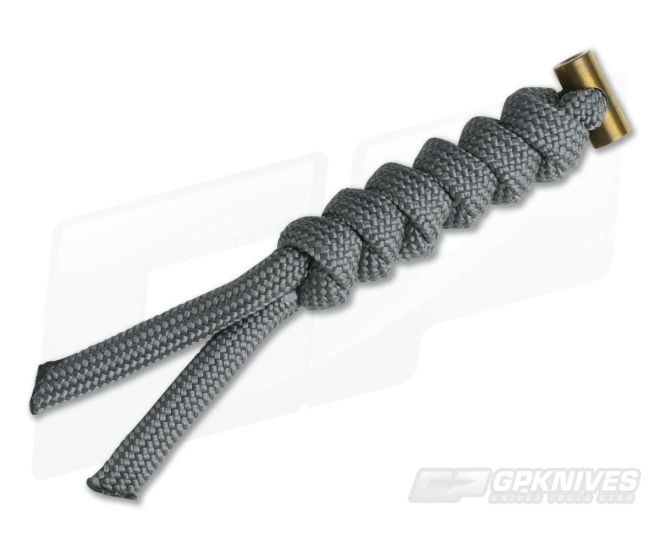 Chris Reeve Large Sebenza Charcoal Lanyard Gold - CRK-0049