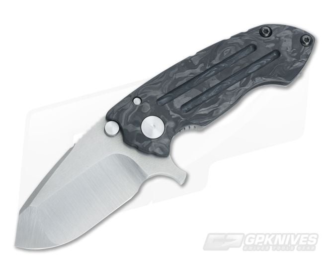 Direware S-90 Flipper Marbled Carbon Fiber and Titanium M390 - DW-004