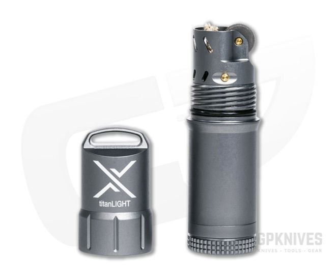 Exotac TitanLight Waterproof Lighter Gunmetal Gray 5500-GUN - EX-5500-GUN