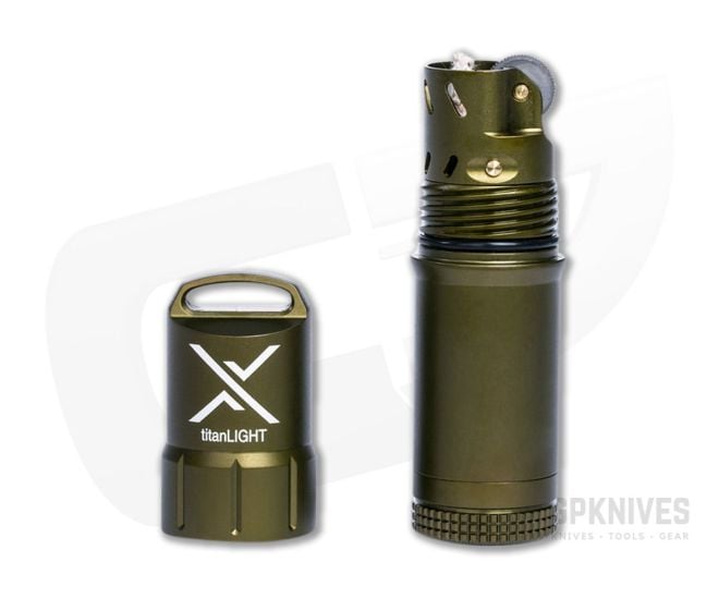 Exotac TitanLight Waterproof Lighter Green 5500-OD - EX-5500-OD