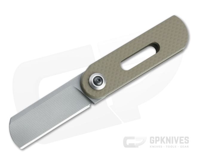 D Rocket Design OvalMoon Blasted AEB-L Textured FDE Cerakote Aluminum Swivel Folder 0068 - DRD-0068