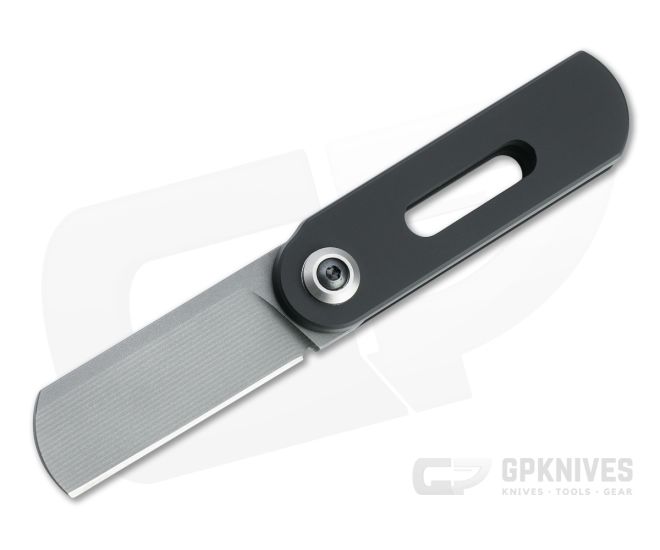 D Rocket Design OvalMoon Blasted AEB-L Smooth Black Cerakote Aluminum Swivel Folder 0069 - DRD-0069