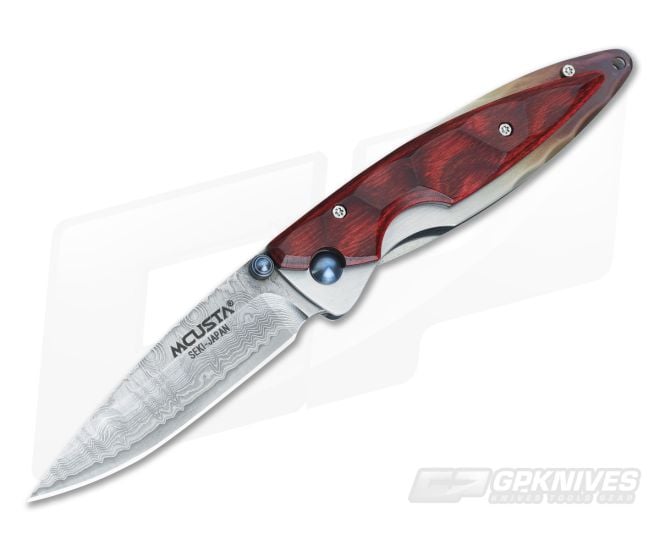 MCusta Knives Kasumi Series Staminawood & Damascus - MC-0072D