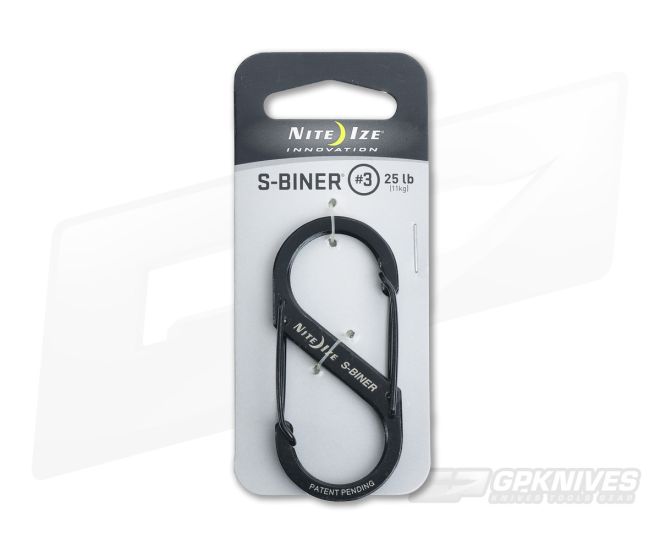 Nite Ize Innovation S-Biner #3 Black - NI-00738