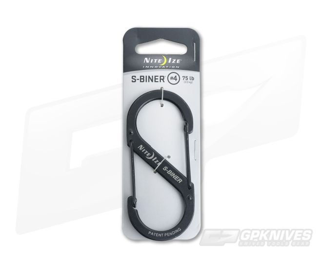 Nite Ize Innovation S-Biner #4 Black - NI-00739