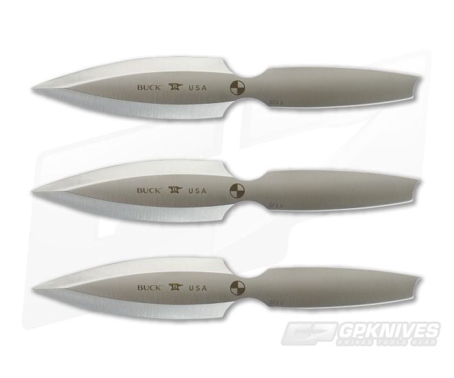 Buck Knives Kinetic Series Throwing Knives 3 Pack - BU-0073SSSVP
