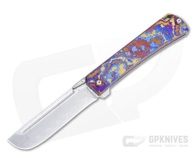D Rocket Design Jupiter EDC Damacore Alien Camo Timascus Folder 0078 - DRD-0078