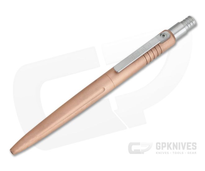 Pena Knives X-Series Click Pen Copper Titanium Clip Black Ink Pen - PK-007