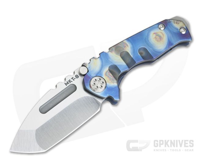 Medford Micro Praetorian T Tanto Tumbled S35VN Starry Night Titanium Frame Lock Folder - MKT-007