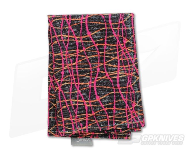 SwankHanks Plasma Batik Print Cotton and Microsuede Hank - SH-007