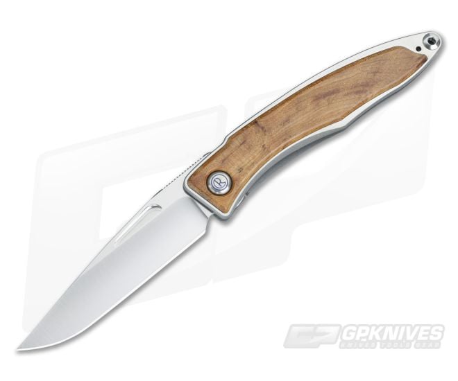 Chris Reeve Mnandi Thuya Burl Wood Inlays 0095 - CRK-0095