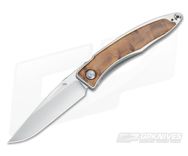 Chris Reeve Mnandi Thuya Burl Wood Inlays 0096 - CRK-0096