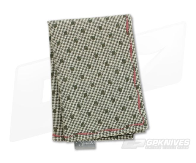 SwankHanks Green Caddy Man Cotton Blend and Microsuede Hank - SH-009