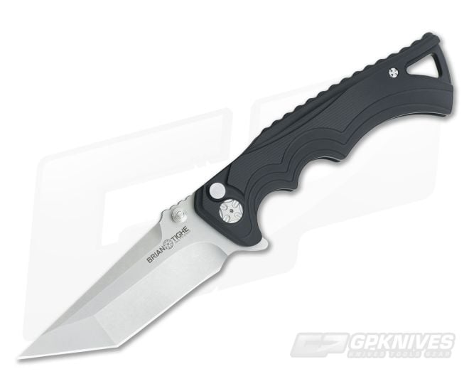 Brian Tighe and Friends Tighe Fighter Large Tanto Blasted Stonewash - BTF-009